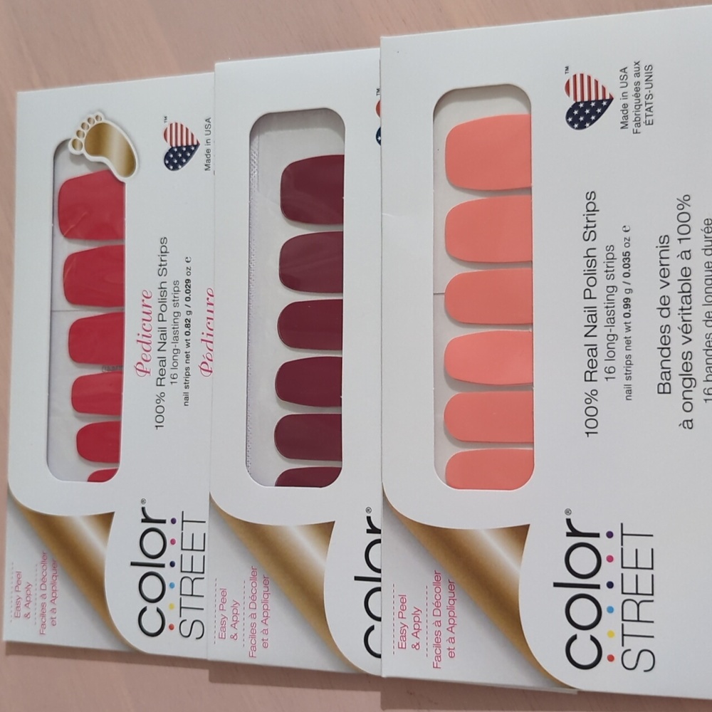 Color Street Set of 3 Polish Strips